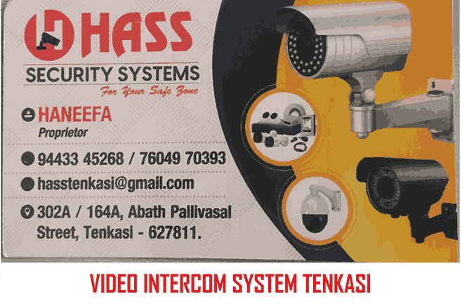 Hass Security video intercom system dealers in tenkasi